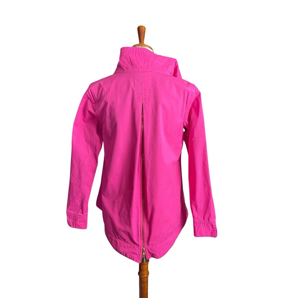 Crown And Ivy Jacket Womens XS Pink Woven Back Zipper Outdoor Cargo Full Zip - Picture 12 of 14